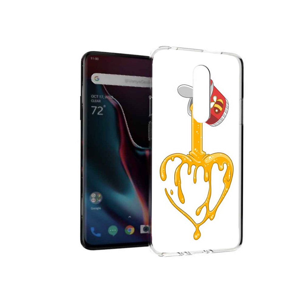 

Чехол MyPads Tocco для OnePlus 7 Pro медовое сердце (PT139735.130.471), Прозрачный, Tocco