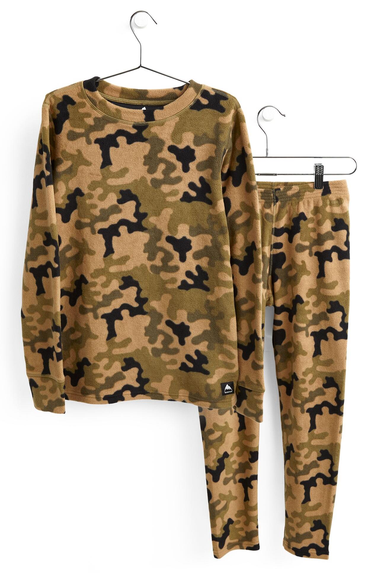 фото Комплект термобелья burton kids hw flc set mrt olive terra camo р. s