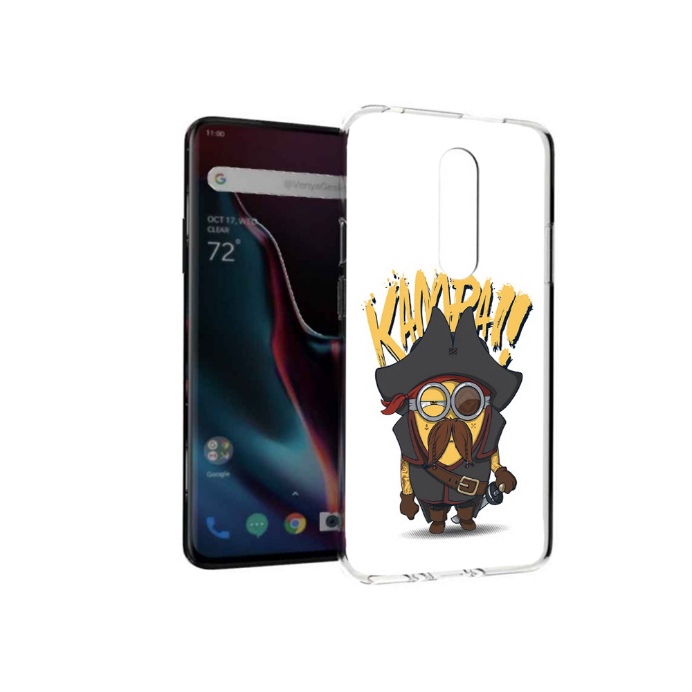 

Чехол MyPads Tocco для OnePlus 7 Pro миньон пират (PT139735.130.476), Прозрачный, Tocco