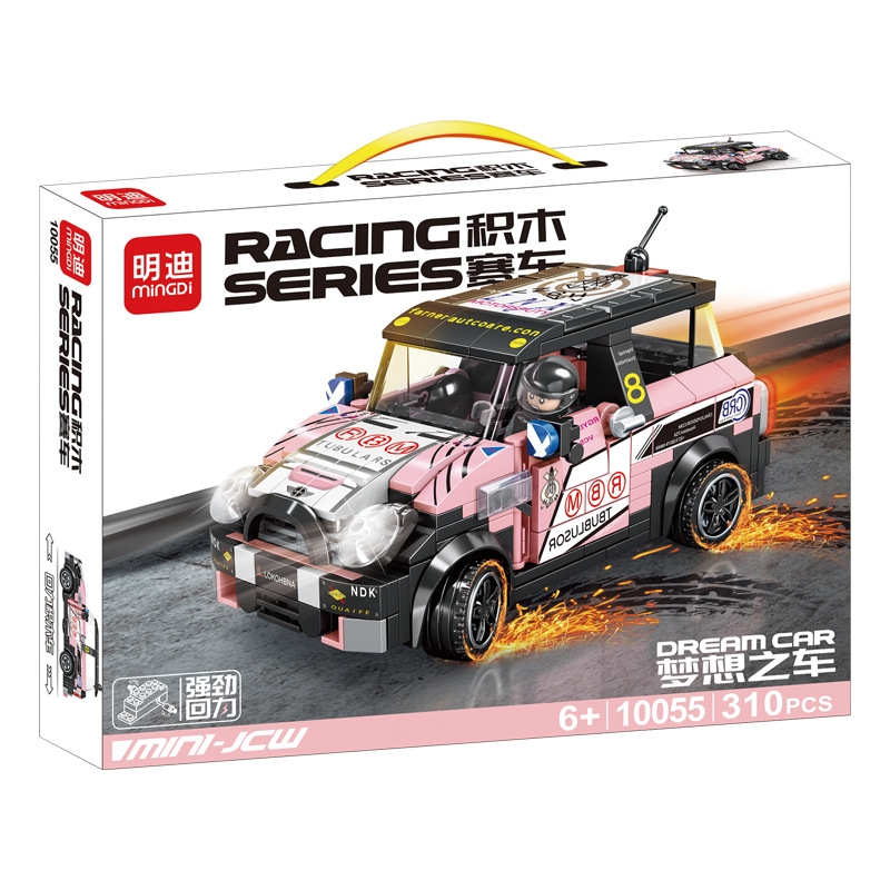 

Конструктор MiNGDi Racing Series 10055 Гоночный автомобиль Мини Купер JCW, 310 деталей, Гоночный автомобиль Мини Купер JCW