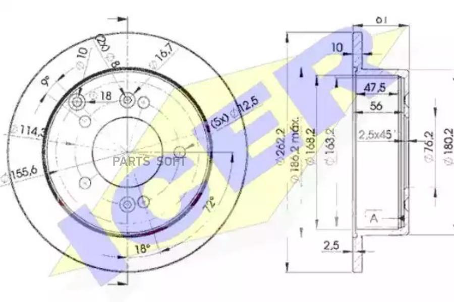 

Диск Тормозной Задний Hyundai Sonata/Tucson Kia Magentis/Sportage Icer 78bd2905-2 Icer арт