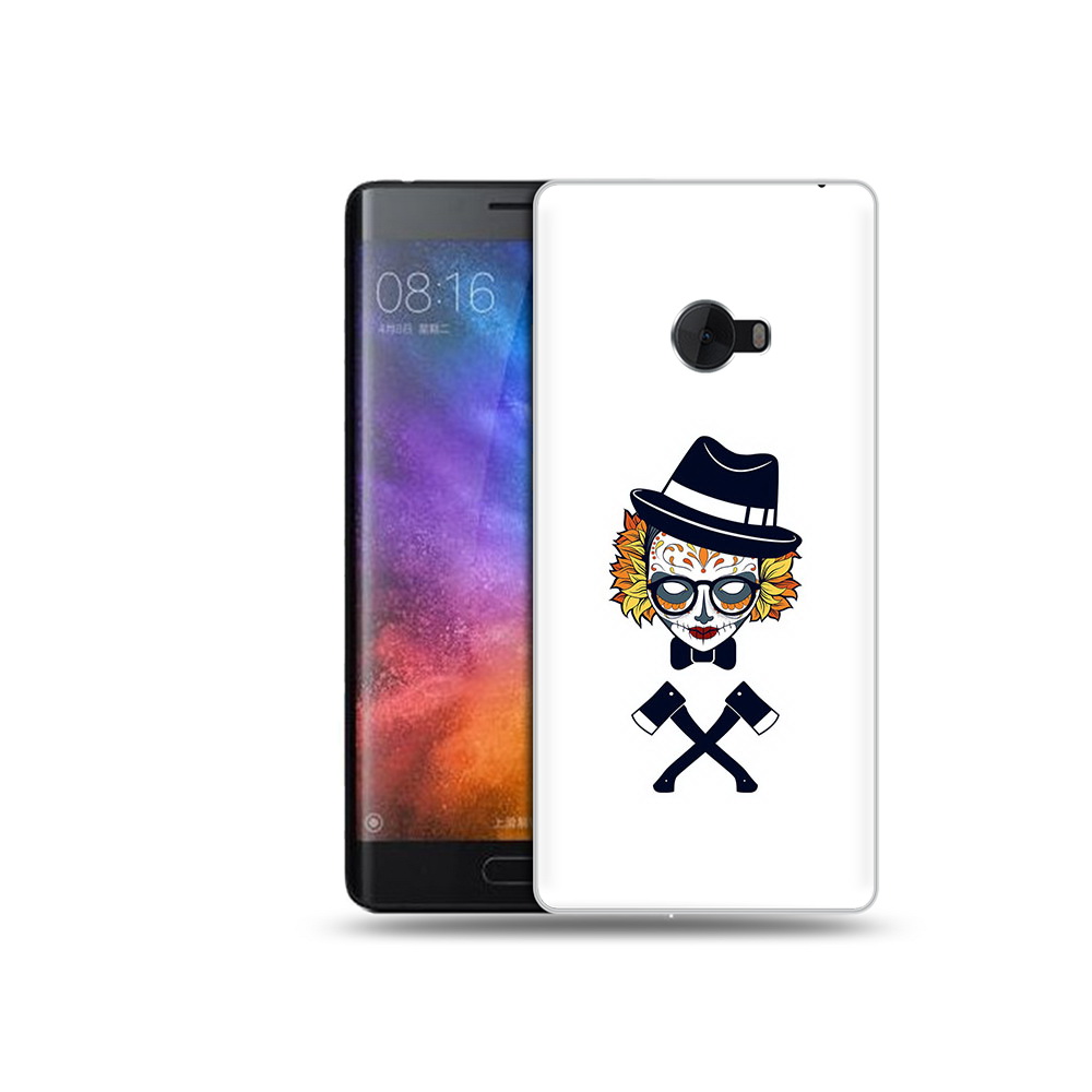 

Чехол MyPads Tocco для Xiaomi Mi Note 2 девушка в маске с топорами рисунок, Tocco