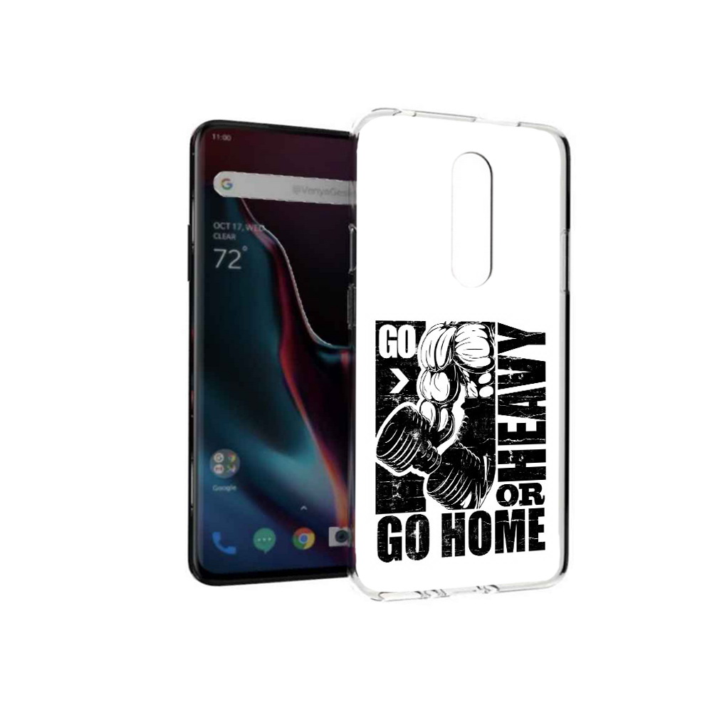 

Чехол MyPads Tocco для OnePlus 7 Pro накаченные руки (PT139735.130.496), Прозрачный, Tocco