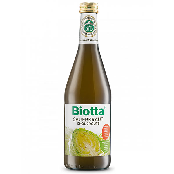 Сок Biotta Bio прямого отжима, из квашеной капусты, 500 мл