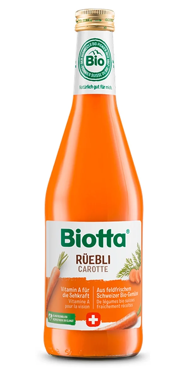 Сок Biotta Bio прямого отжима, морковный, 500 мл
