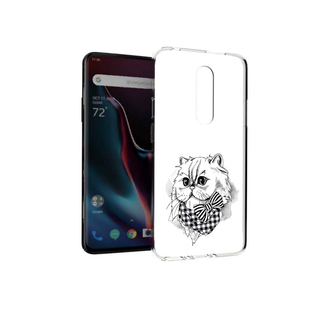 

Чехол MyPads Tocco для OnePlus 7 Pro нарисованная красивая кошечка (PT139735.130.503), Прозрачный, Tocco