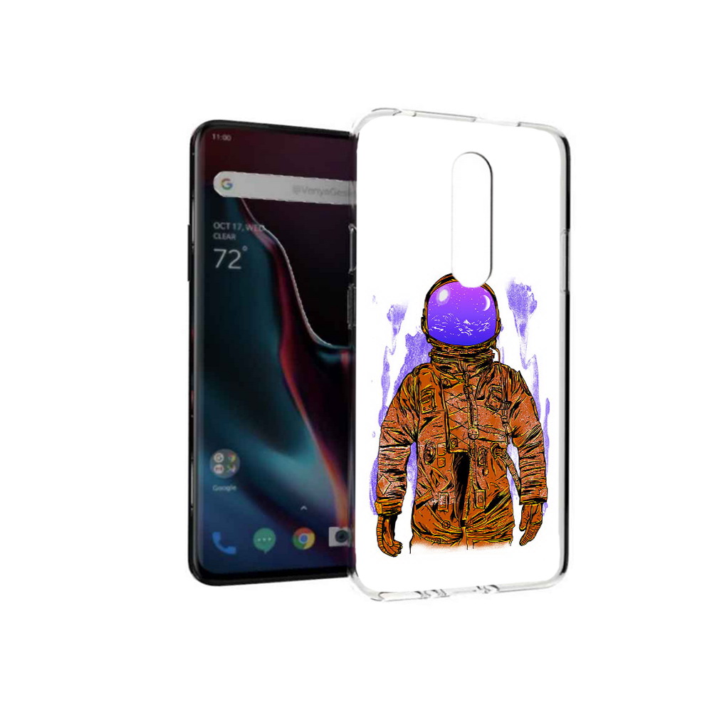 

Чехол MyPads Tocco для OnePlus 7 Pro нарисованный мужчина в скафандре (PT139735.130.510), Прозрачный, Tocco