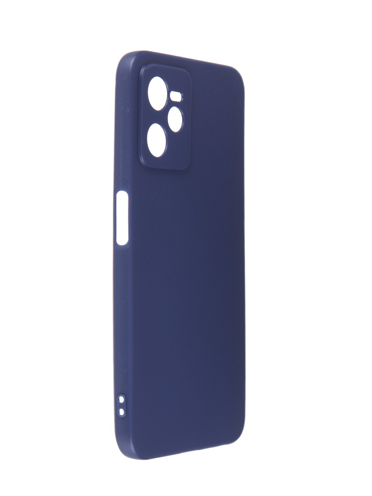 фото Чехол df для realme c35 silicone blue rmcase-23 df-group