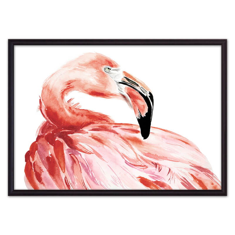 фото Постер в рамке фламинго 3 50х70 см дом корлеоне