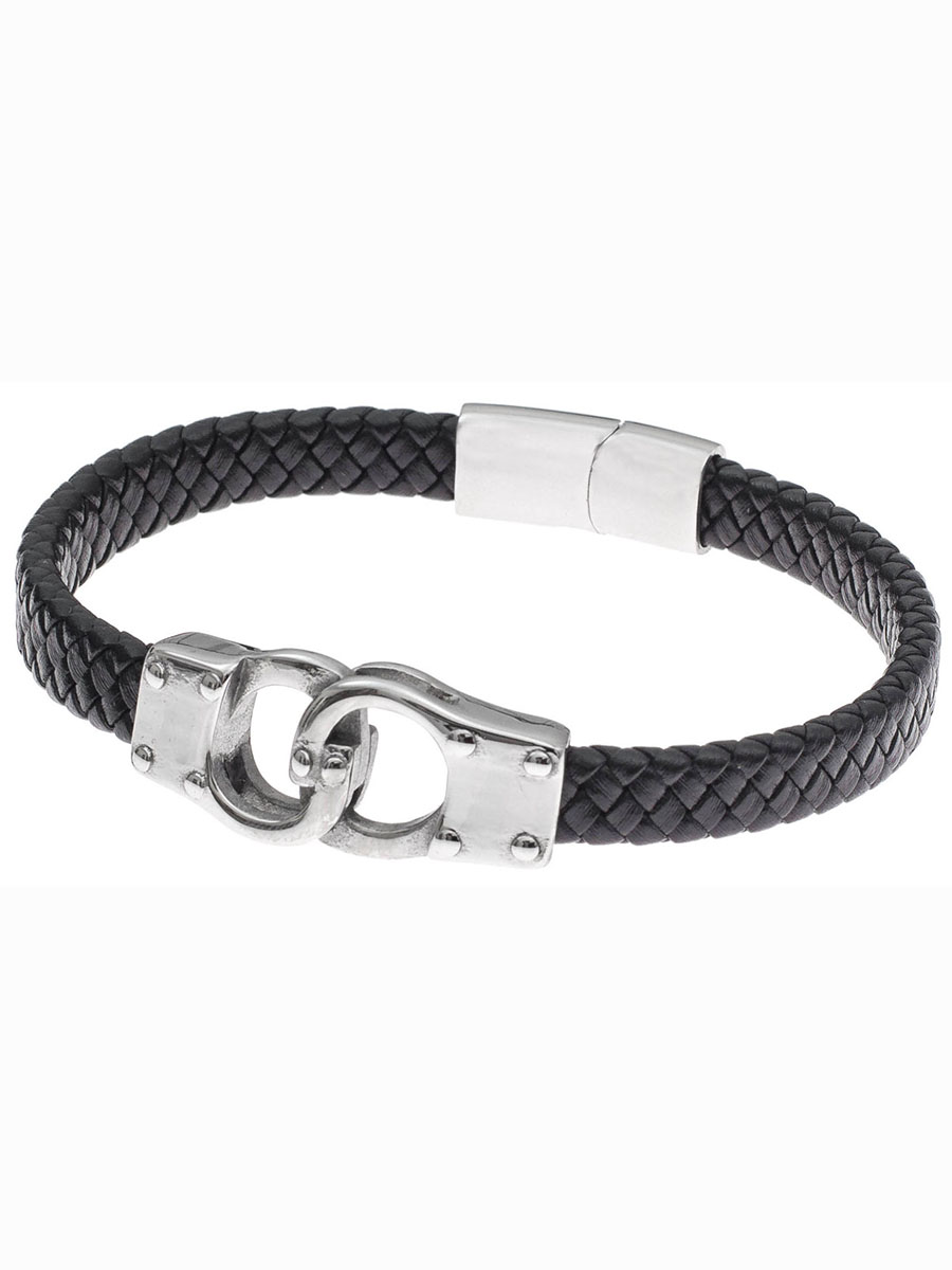 

Браслет из натуральной кожи и стали WowMan Jewelry EHW010421921BS, EHW010421921BS
