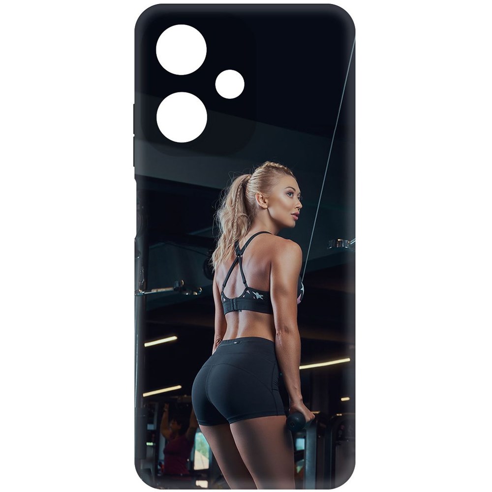 

Чехол-накладка Krutoff Soft Case Шорты женские для Infinix Hot 30 Play черный