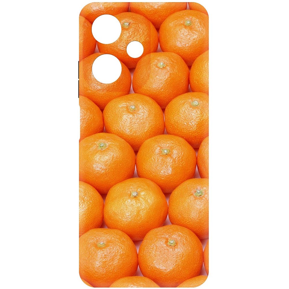 

Чехол-накладка Krutoff Soft Case Мандаринки для Infinix Hot 30 Play черный