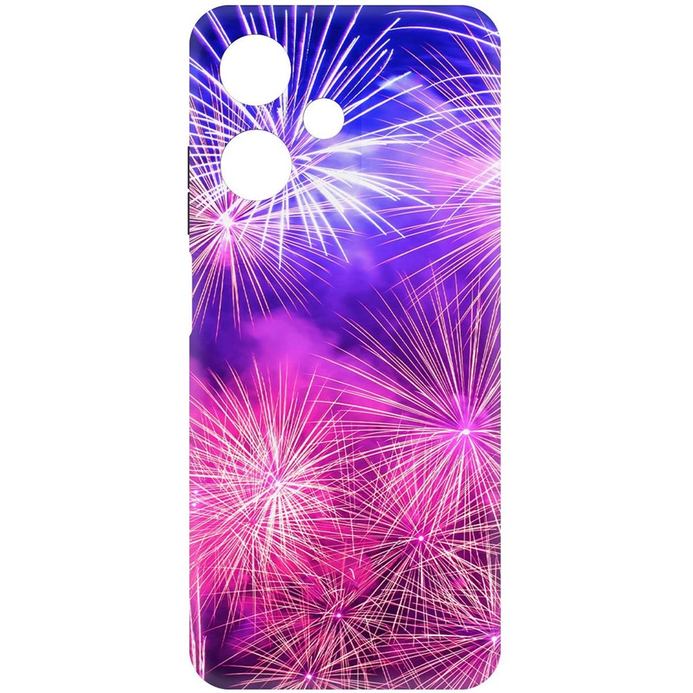 

Чехол-накладка Krutoff Soft Case Салют для Infinix Hot 30 Play черный