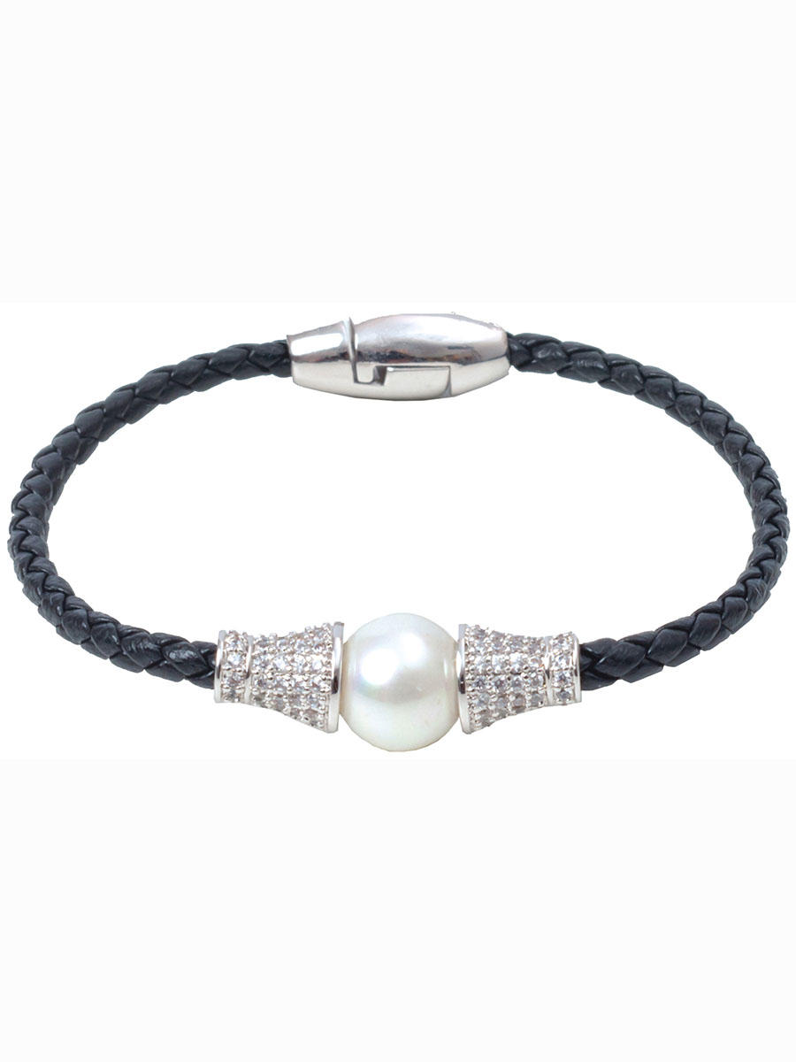 

Браслет из натуральной кожи и стали WowMan Jewelry MLQM10287, MLQM10287