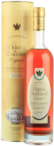 

Коньяк Chateau de Montifaud Napoleon Fine Petite Champagne AOC в тубе 40% 0,7 л