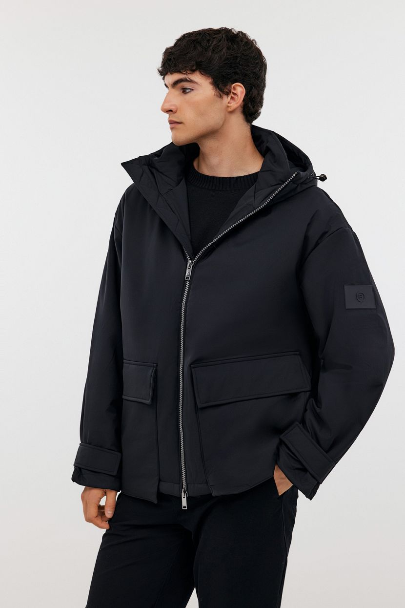 

Зимняя куртка мужская Baon B5324504 черная 2XL, Черный, B5324504