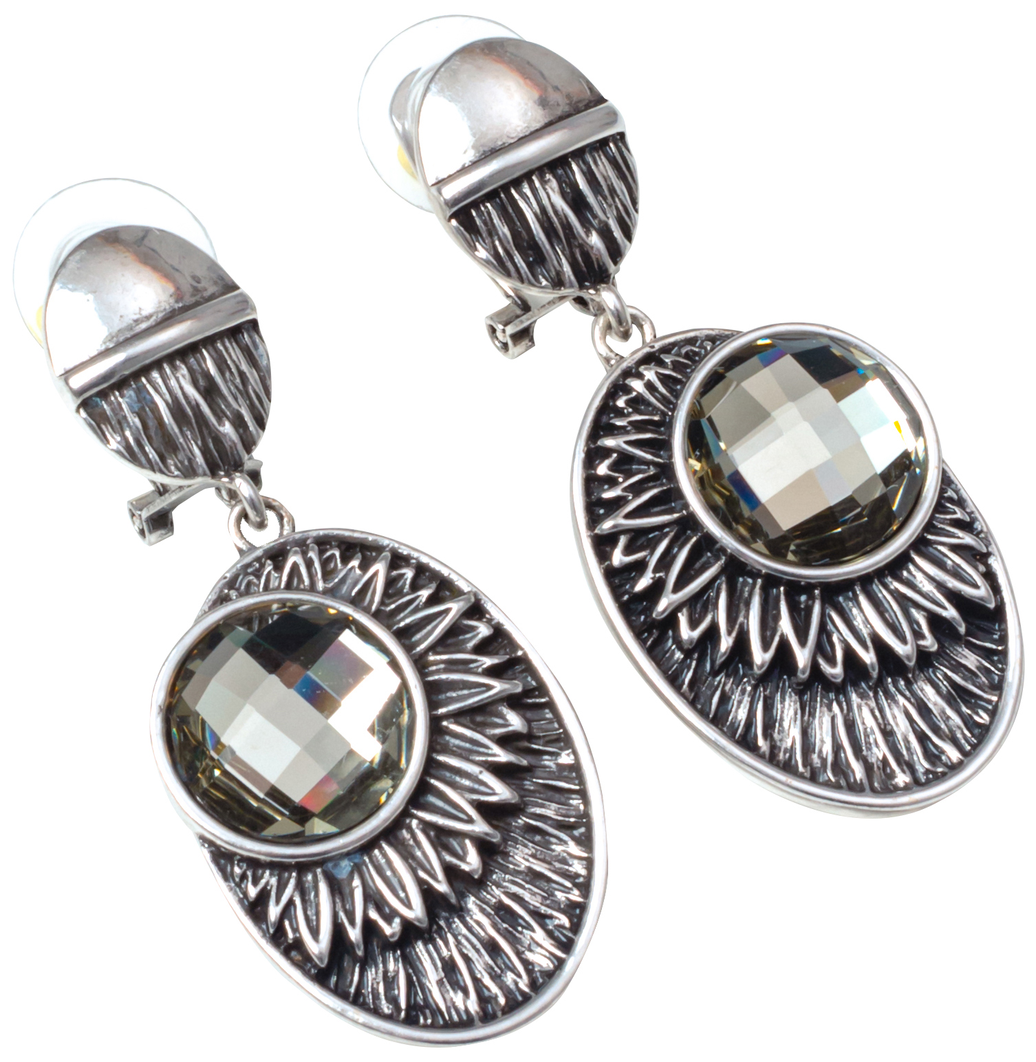 

Серьги из ювелирного сплава с кристаллом WowMan Jewelry R814006E-002, R814006E-002
