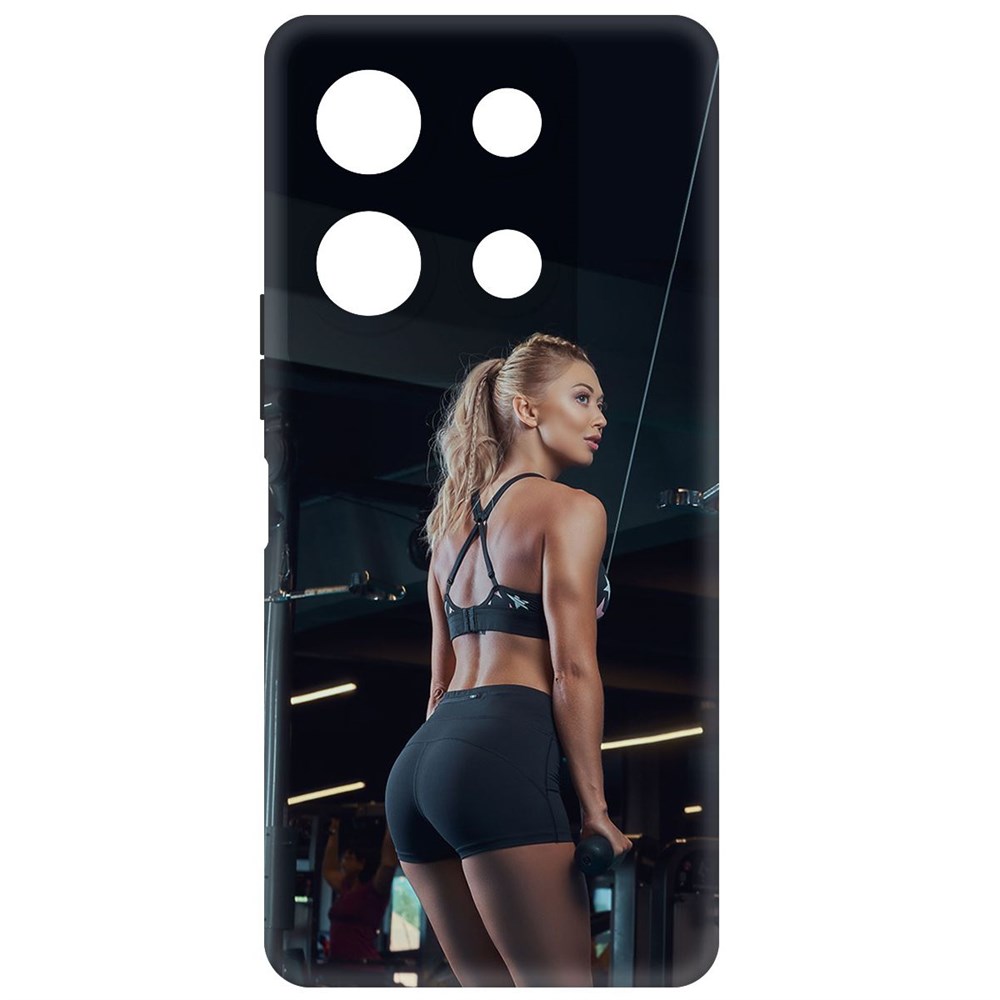 

Чехол-накладка Krutoff Soft Case Шорты женские для Infinix Note 30 VIP черный