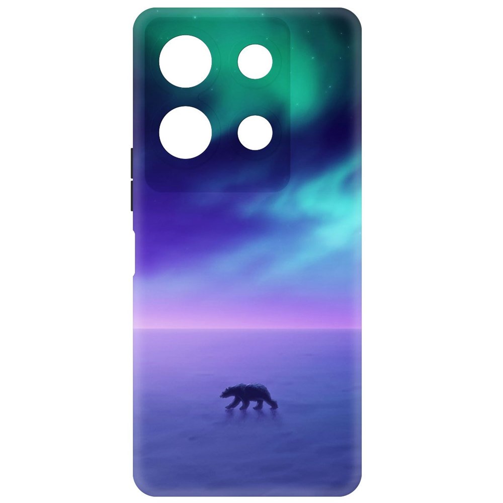 

Чехол-накладка Krutoff Soft Case Северное Сияние для Infinix Note 30 VIP черный
