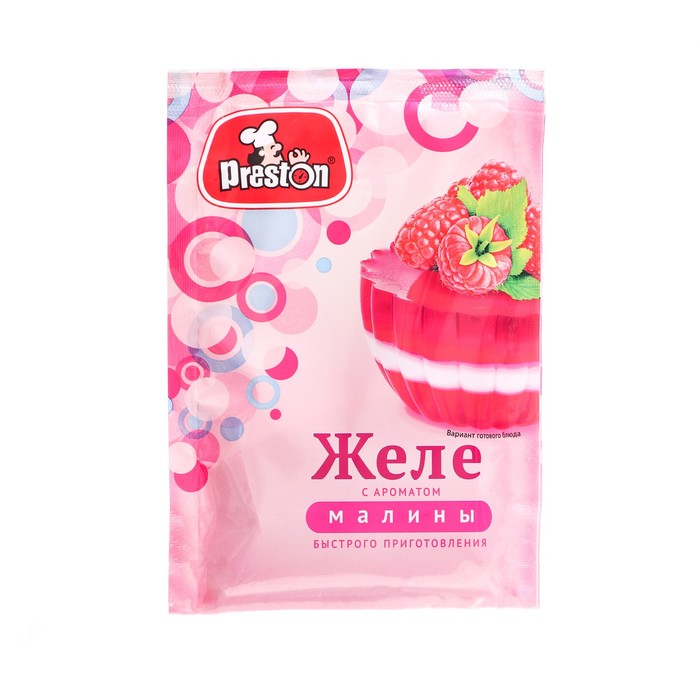 

Желе с ароматом малины Preston, пасха, 50 г