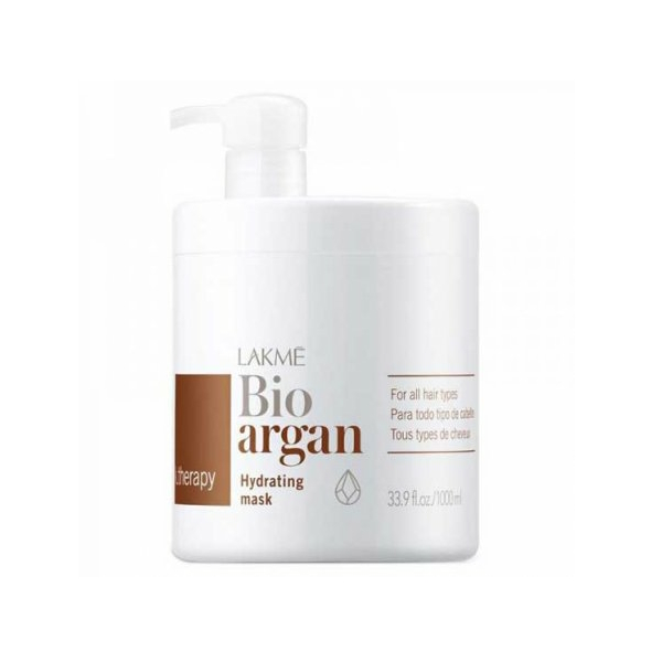 

Увлажняющая маска Lakme Bio-Argan Hydrating Mask Аргановая 1000 мл, 43010