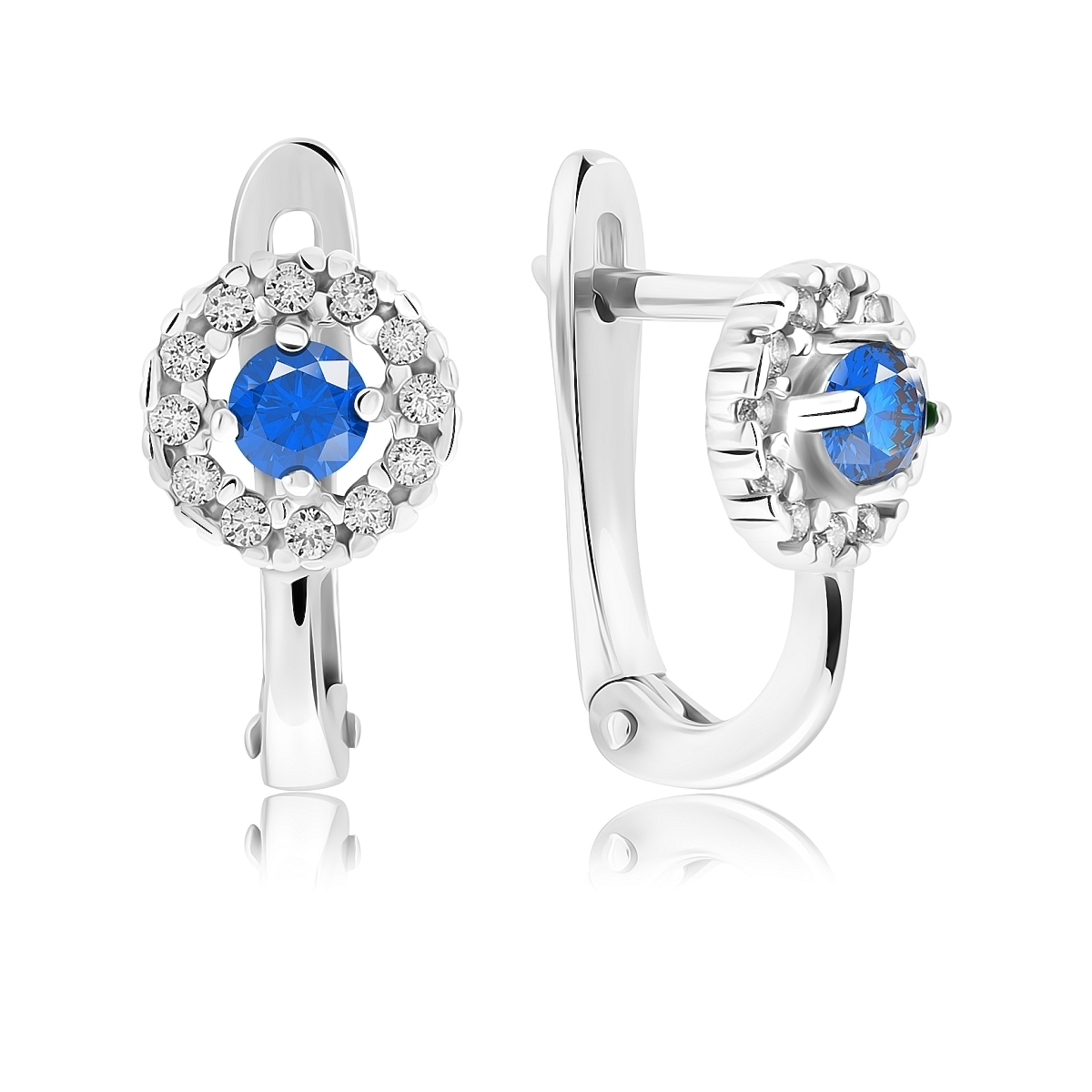 

Серьги из серебра VALTERA 117235, фианит, 117235