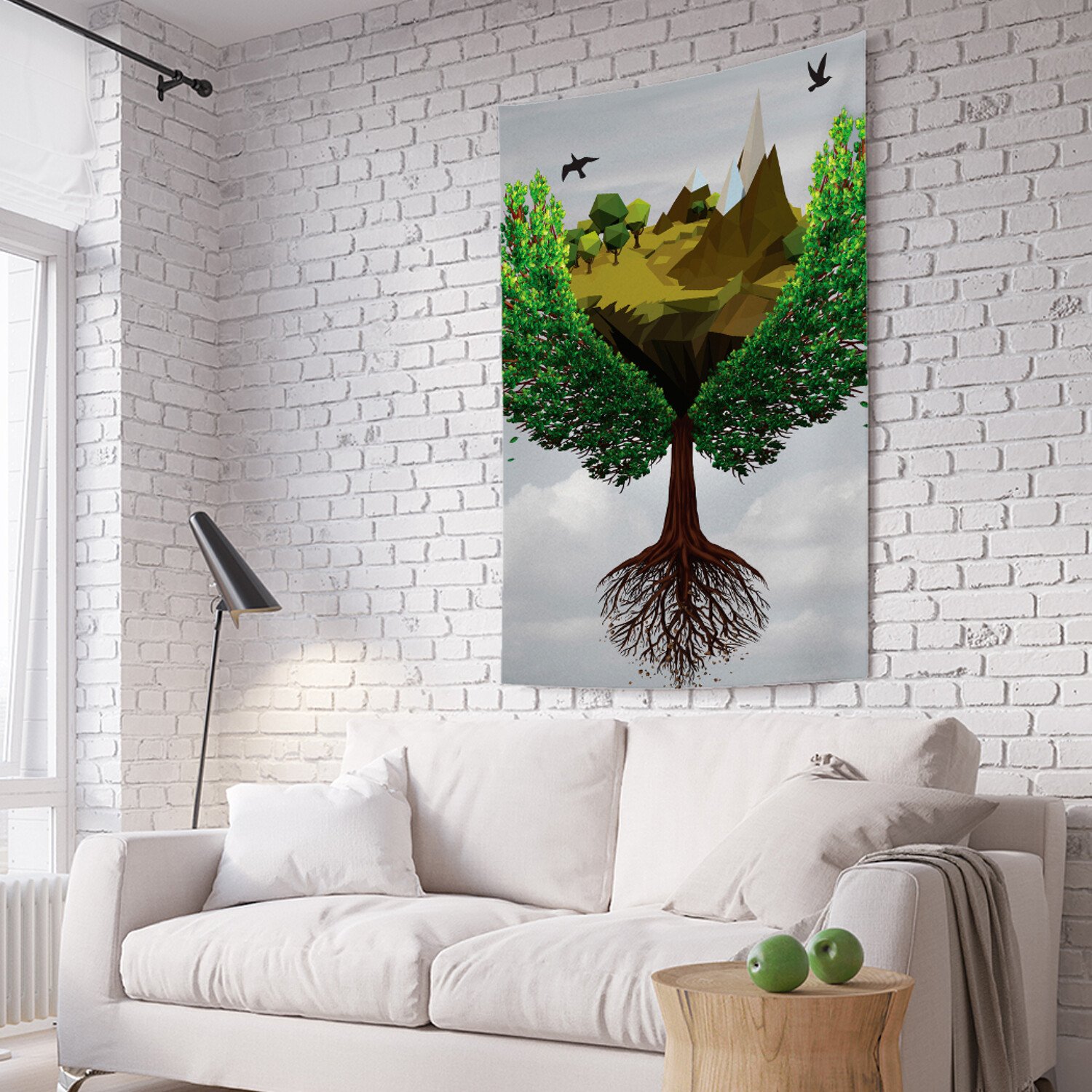 

Вертикальное фотопанно на стену JoyArty Остров на дереве 150x200 см, Остров на дереве