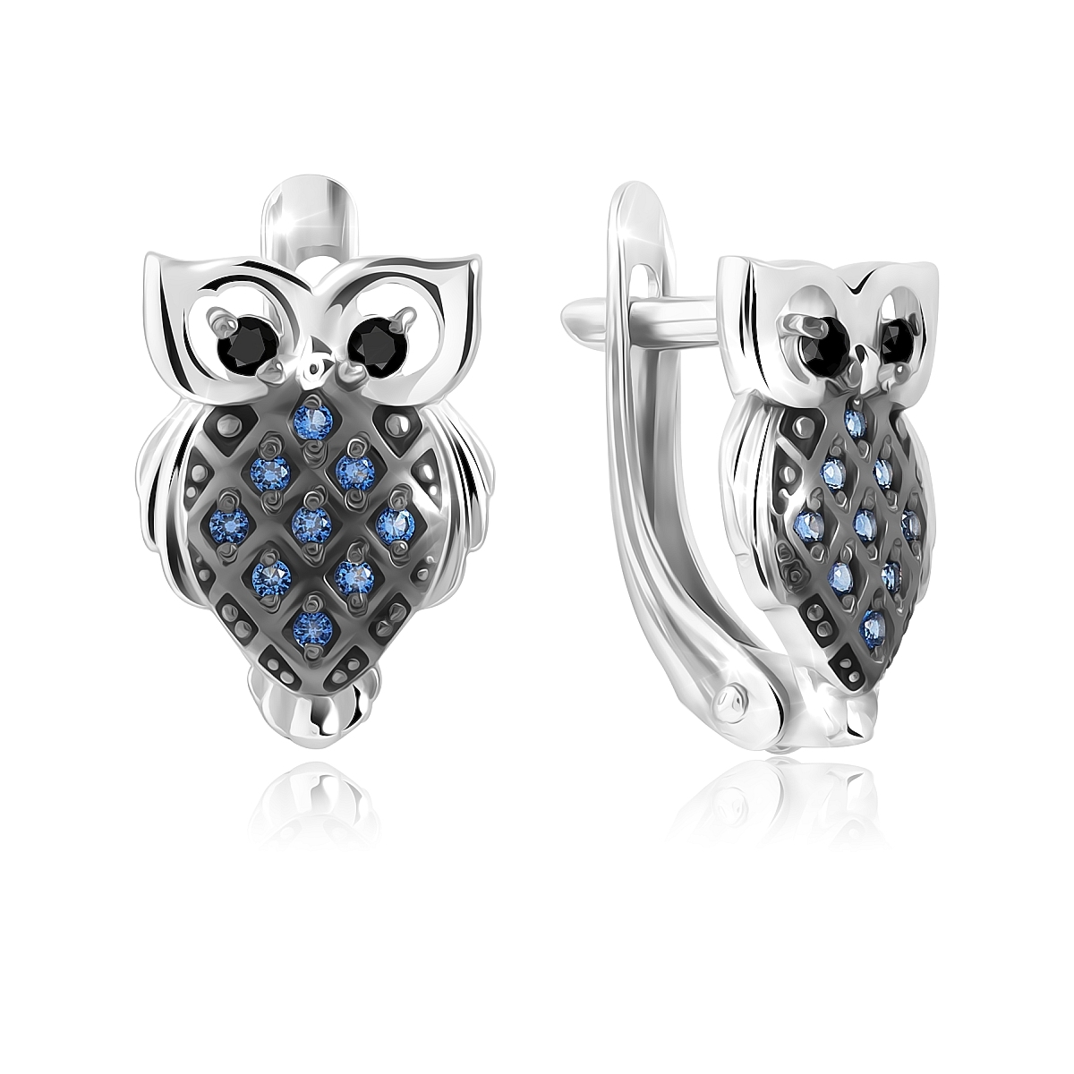 

Серьги из серебра VALTERA 117870, фианит, 117870
