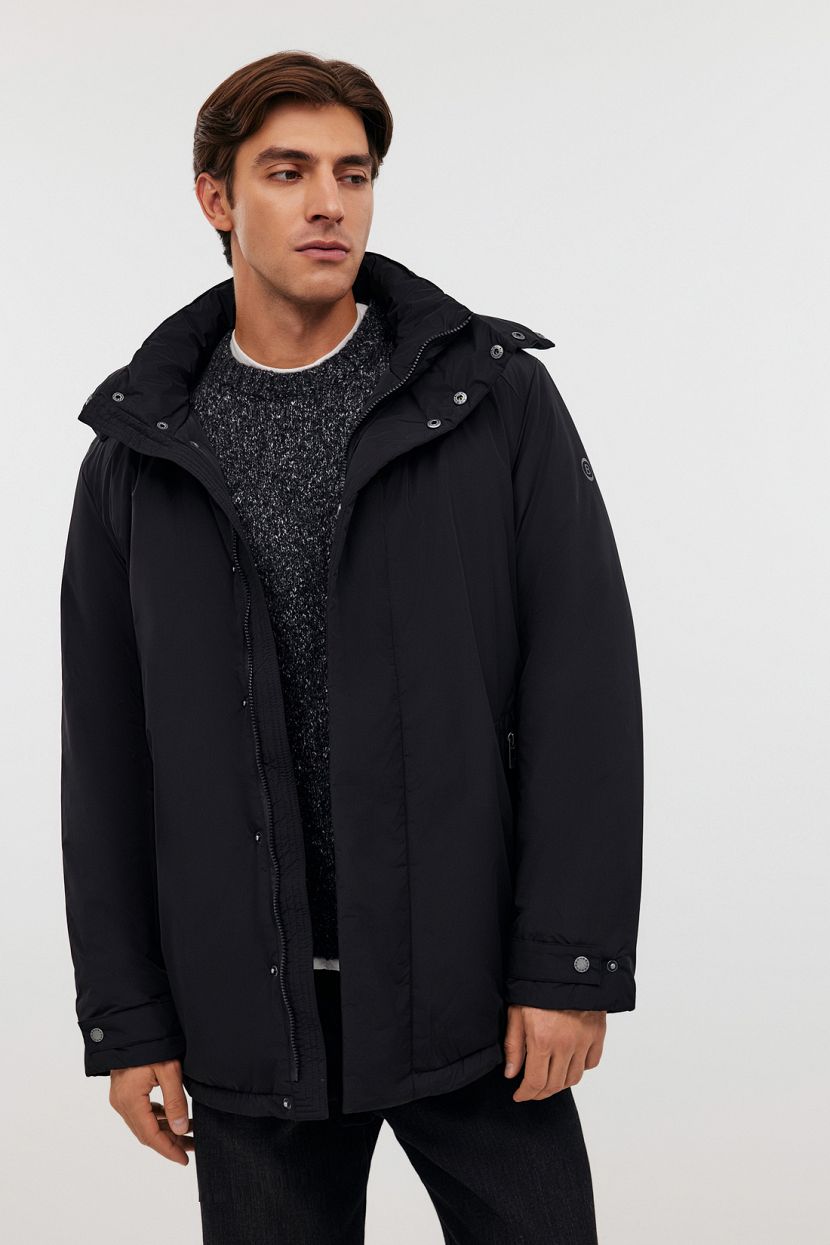 

Зимняя куртка мужская Baon B5324502 черная 2XL, Черный, B5324502