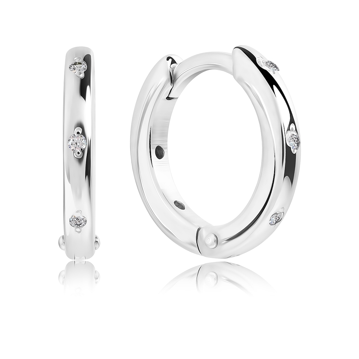 

Серьги из серебра VALTERA 117926, фианит, 117926
