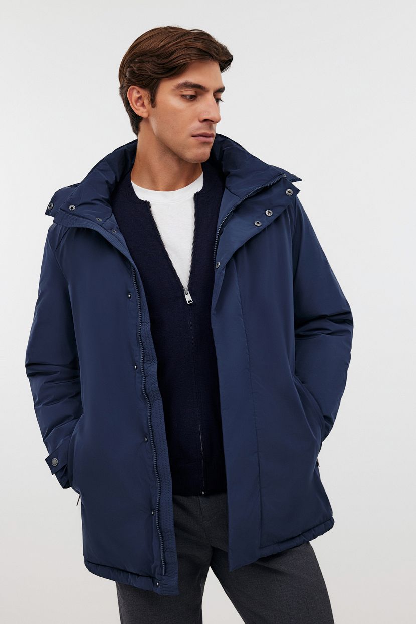 

Зимняя куртка мужская Baon B5324502 синяя 3XL, Синий, B5324502