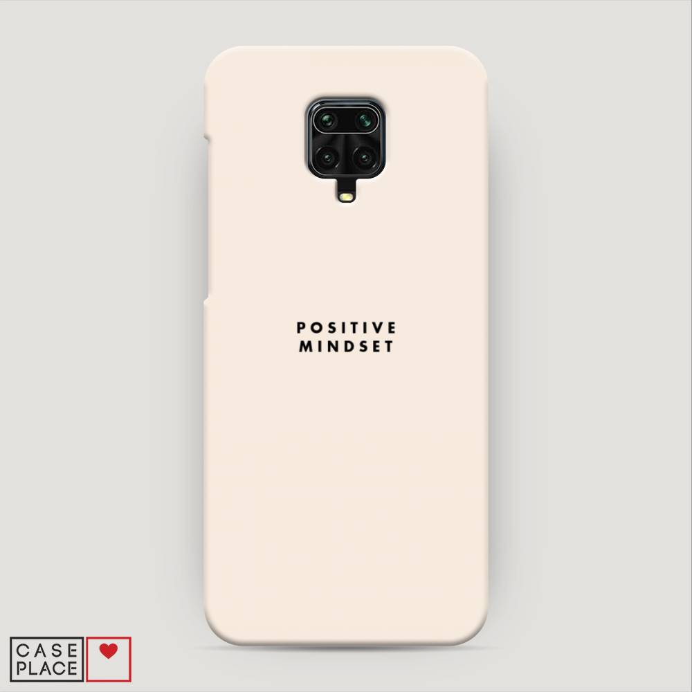 фото Пластиковый чехол "позитивное мышление" на xiaomi redmi note 9 pro awog