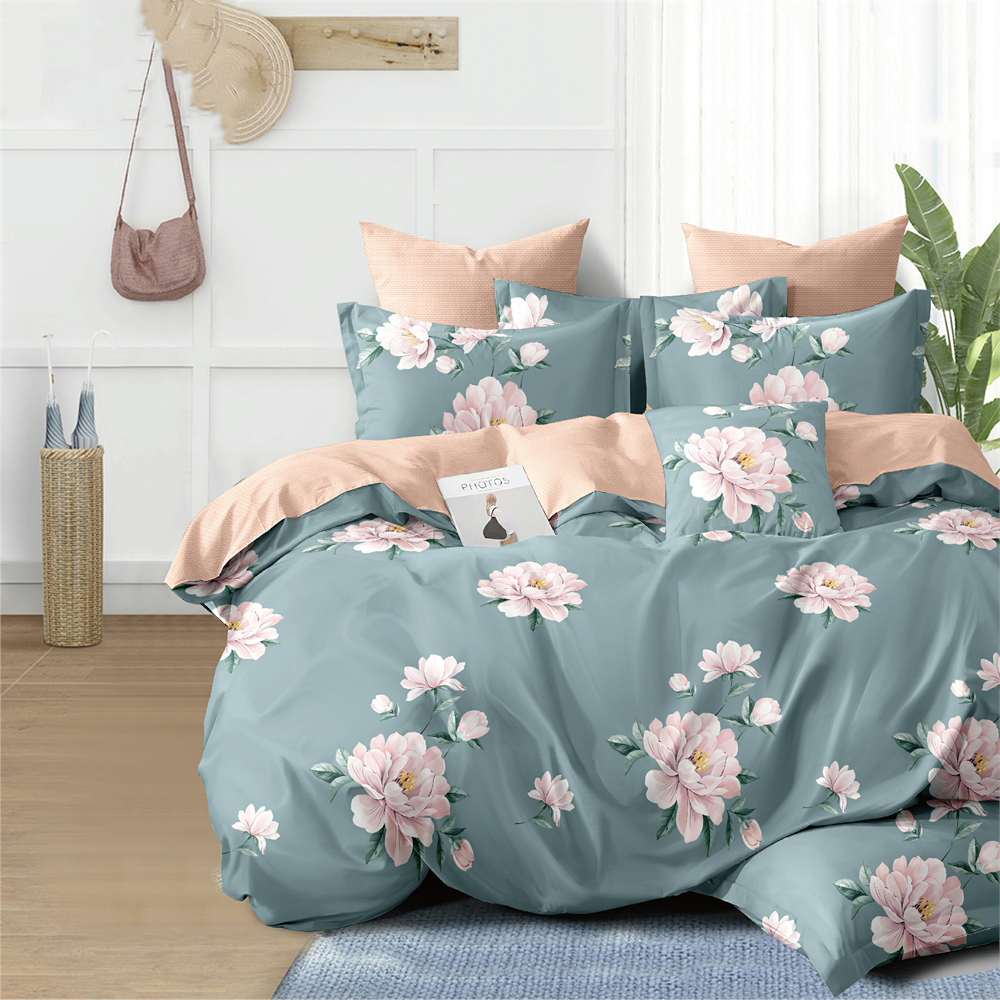 

Постельное белье Mercury Home Шафран Евро Поплин 4 наволочки, Шафран