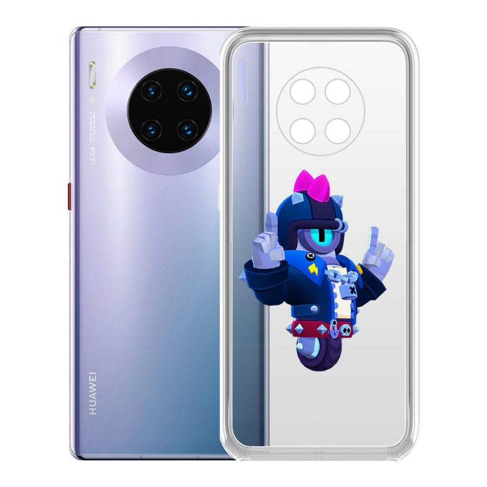 

Чехол-накладка Brawl Stars-Дикий Сту для Huawei Mate 30, Прозрачный
