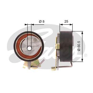 

Ролик Gates T43023