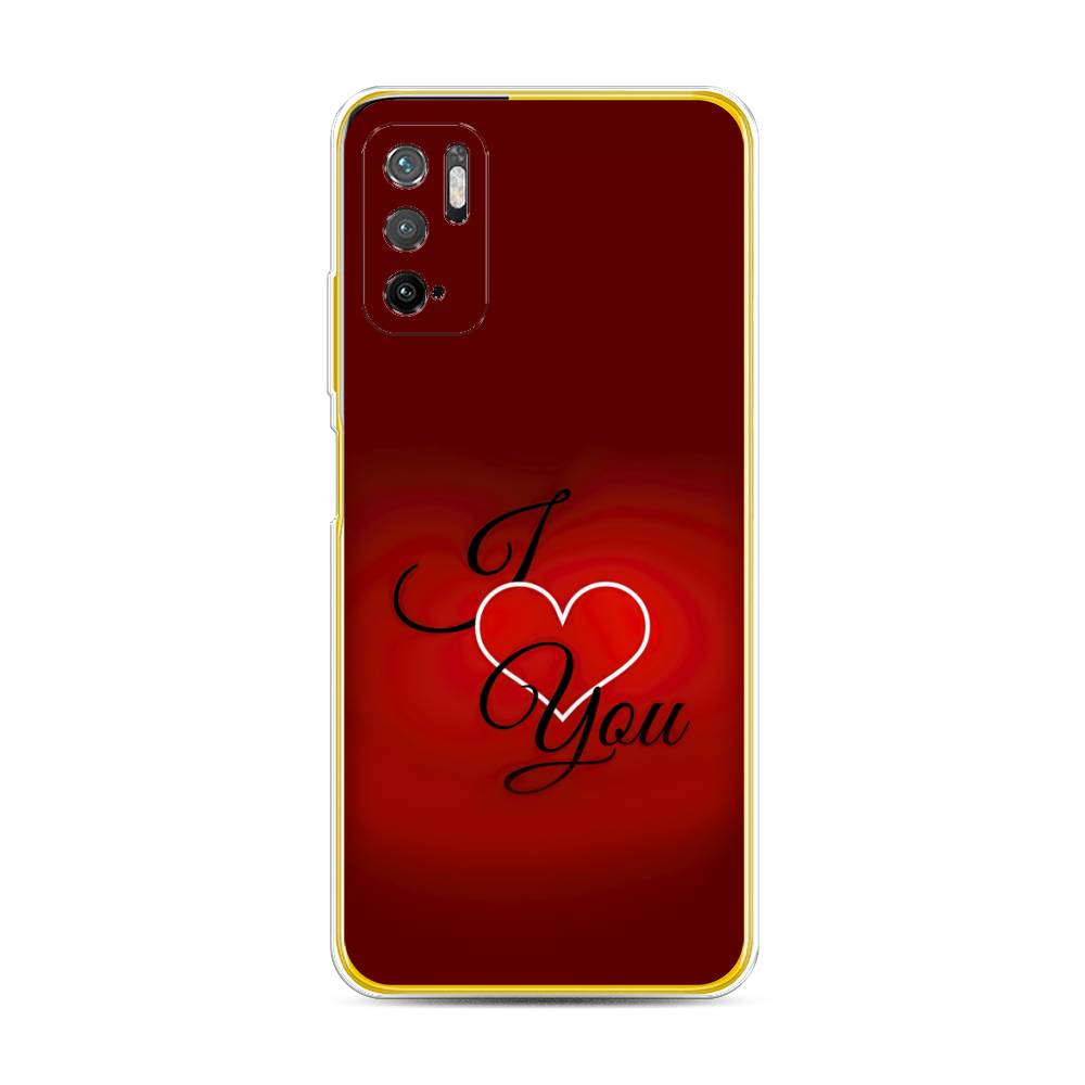 

Чехол Awog на Poco M3 Pro "I love you 3", Разноцветный, 311050-6