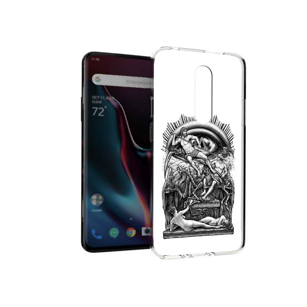 

Чехол MyPads Tocco для OnePlus 7 Pro оракул черно белый (PT139735.130.528), Прозрачный, Tocco