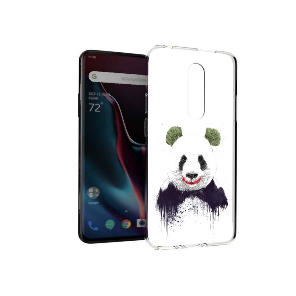 

Чехол MyPads Tocco для OnePlus 7 Pro панда джокер (PT139735.130.533), Прозрачный, Tocco
