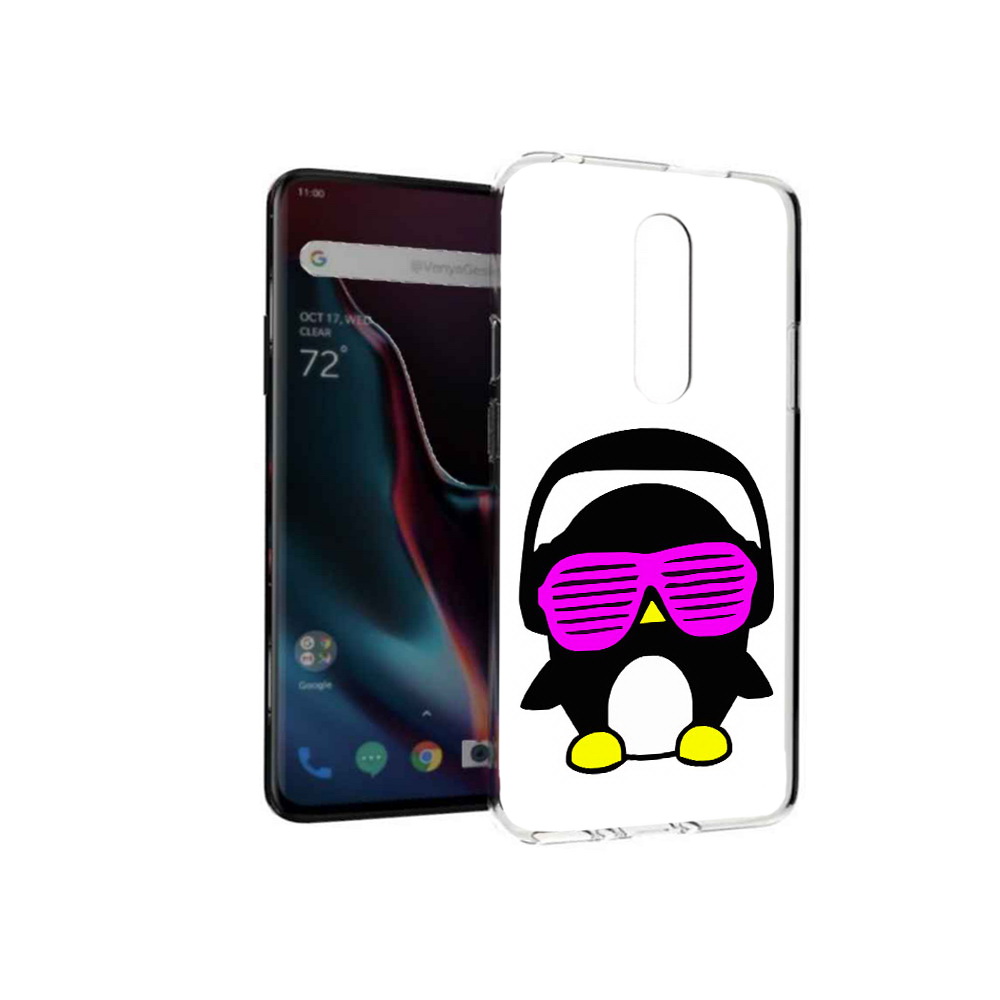 

Чехол MyPads Tocco для OnePlus 7 Pro пингвин (PT139735.130.541), Прозрачный, Tocco