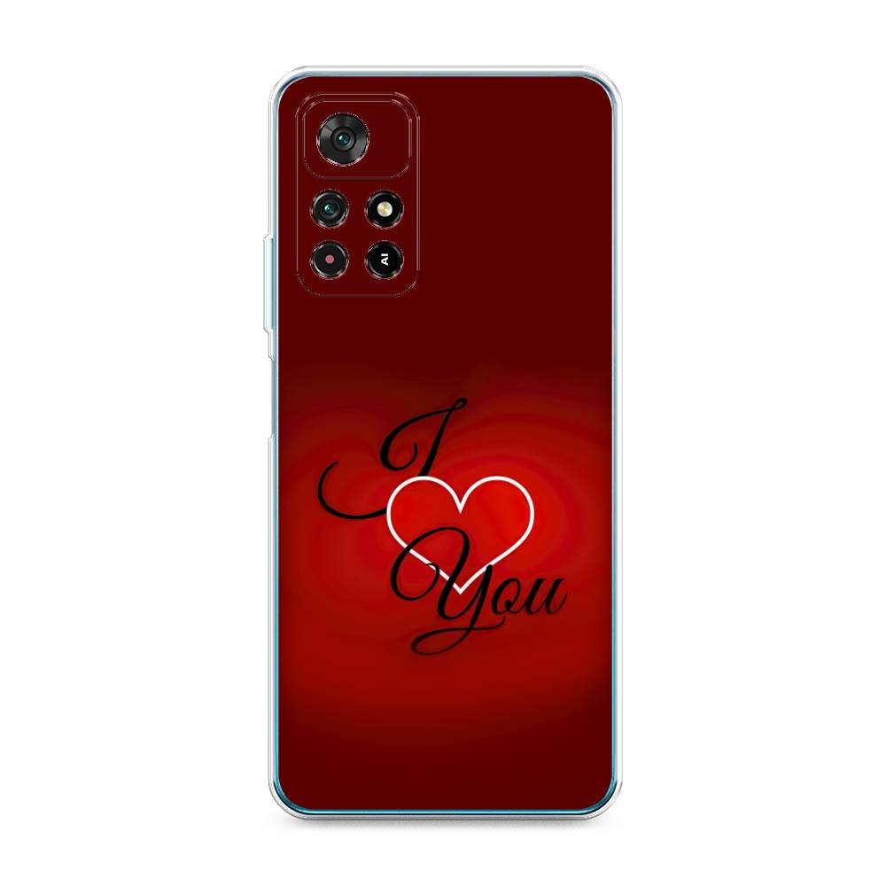 

Чехол Awog на Poco M4 Pro 5G/Redmi Note 11S 5G "I love you 3", Разноцветный, 311850-6