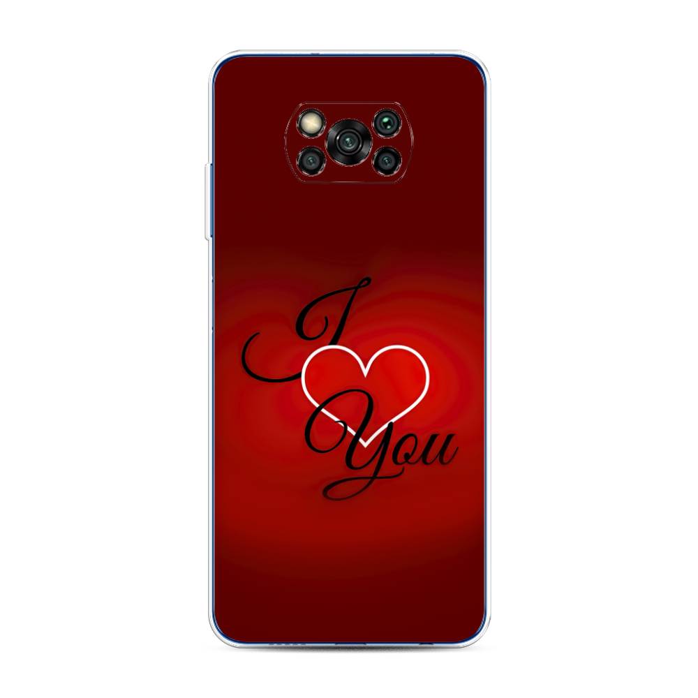 

Чехол Awog на Poco X3/X3 Pro "I love you 3", Разноцветный, 39250-6