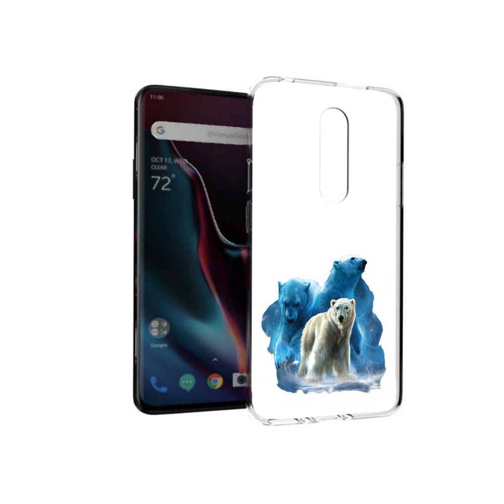 

Чехол MyPads Tocco для OnePlus 7 Pro полярный медведь (PT139735.130.549), Прозрачный, Tocco