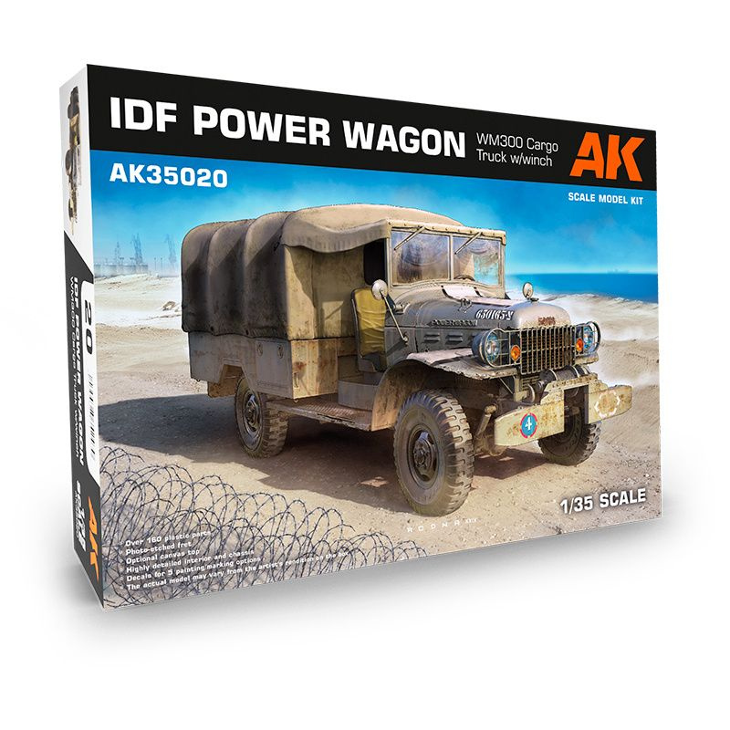 

Сборная модель AK Interactive Грузовой автомобиль IDF Power Wagon WM300 AK35020