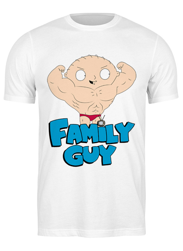 

Футболка мужская Printio Гриффины белая M, Белый, Гриффины