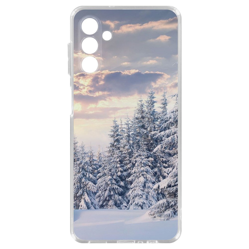 Чехол-накладка Krutoff Clear Case Снежный пейзаж для Samsung Galaxy A13 5G (A136)