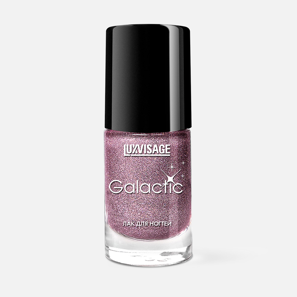 Лак для ногтей Luxvisage Galactic с глиттером №215, 9 г