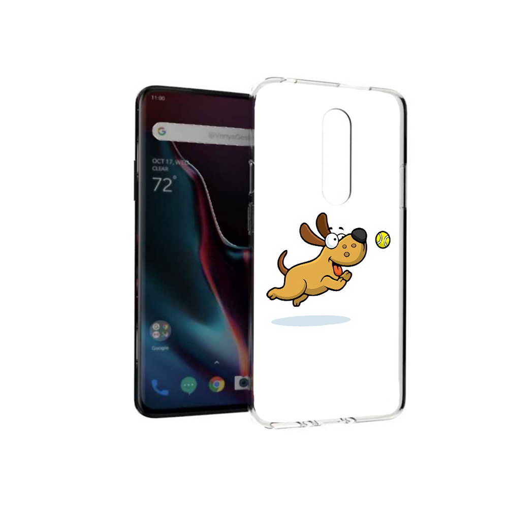 

Чехол MyPads Tocco для OnePlus 7 Pro пёсик (PT139735.130.563), Прозрачный, Tocco