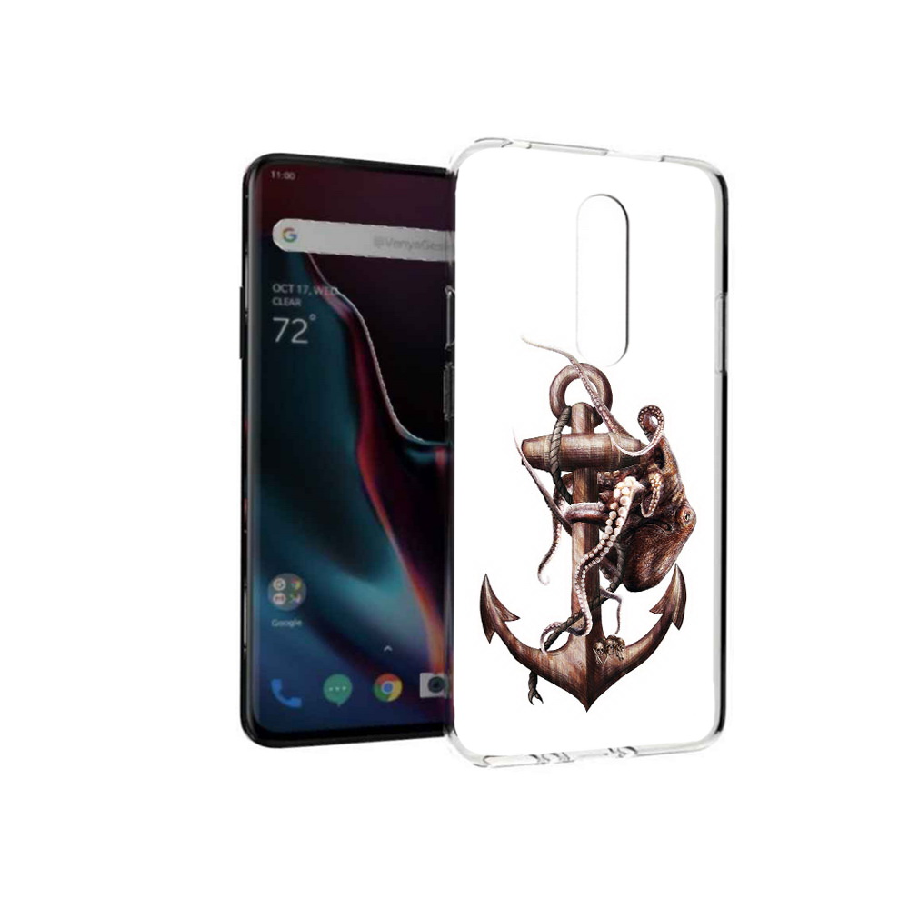 

Чехол MyPads Tocco для OnePlus 7 Pro ржавый якорь (PT139735.130.579), Прозрачный, Tocco