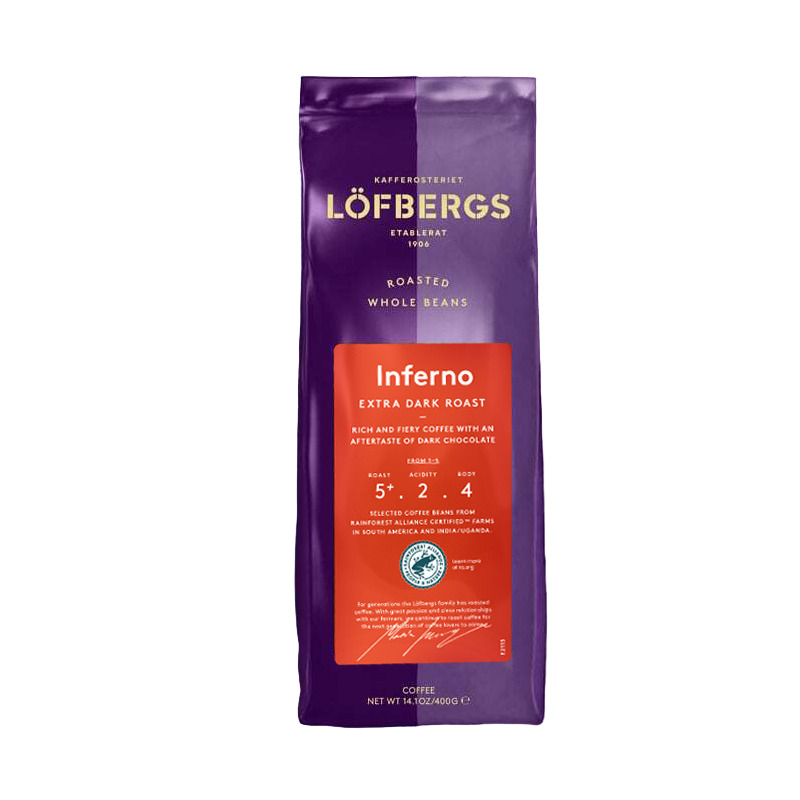 

Кофе в зернах Lofbergs Inferno, 400 г