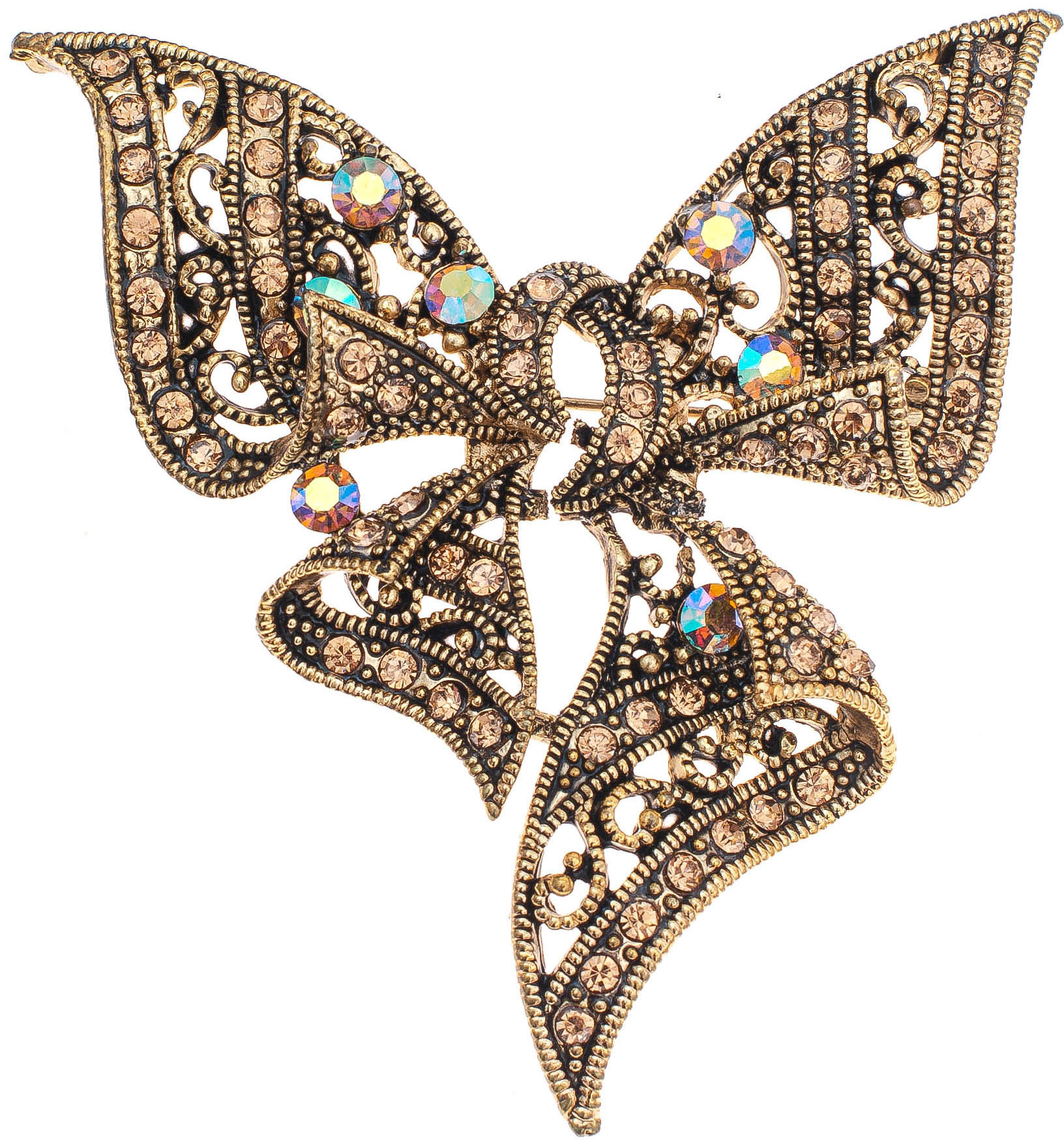 

Брошь из ювелирного сплава с кристаллом WowMan Jewelry RD012451256908GC, RD012451256908GC